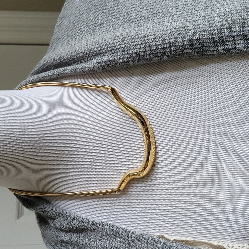 Vince Camuto & Gorjana Goldtone Necklaces
